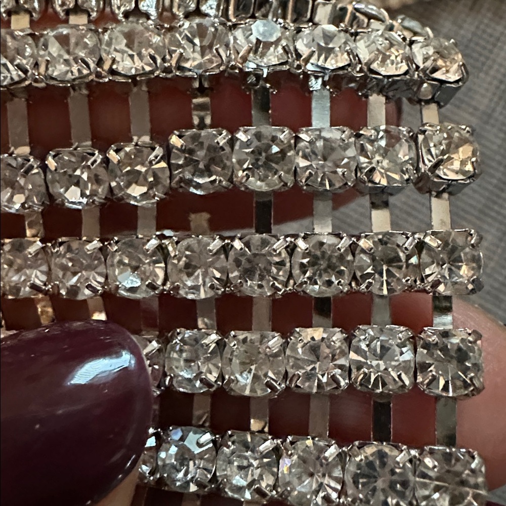 Silver Rhinestone Belt - Picture 4 of 4